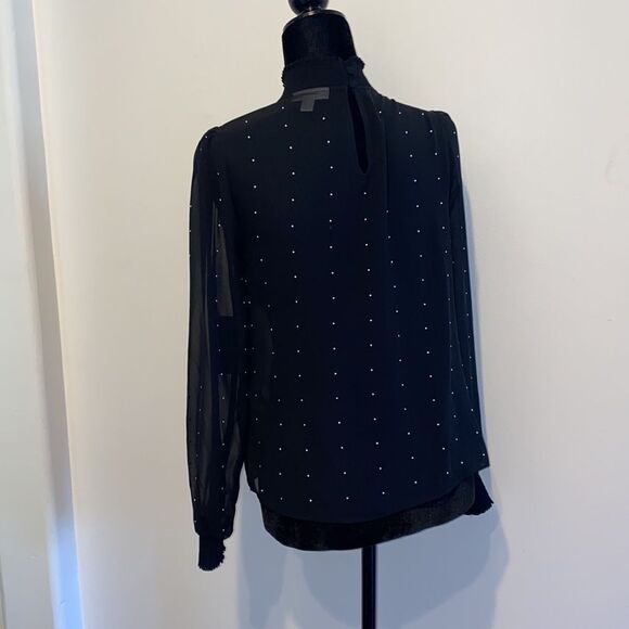 BN Bar III Twisted black blouse - Picture 3 of 6